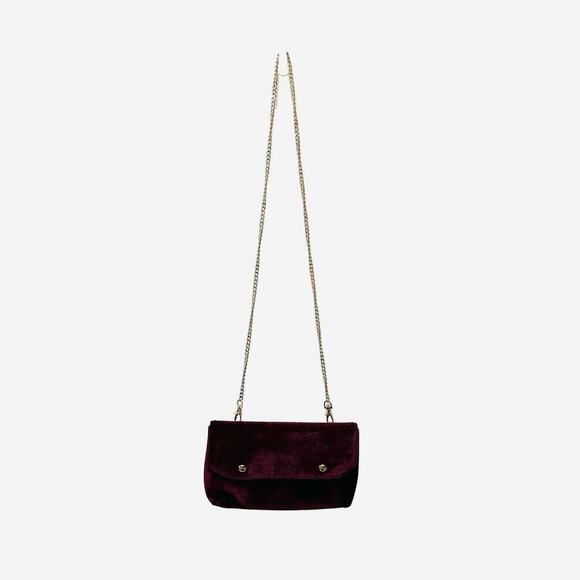 Guess Velvet Crossbody Bag - Picture 1 of 3